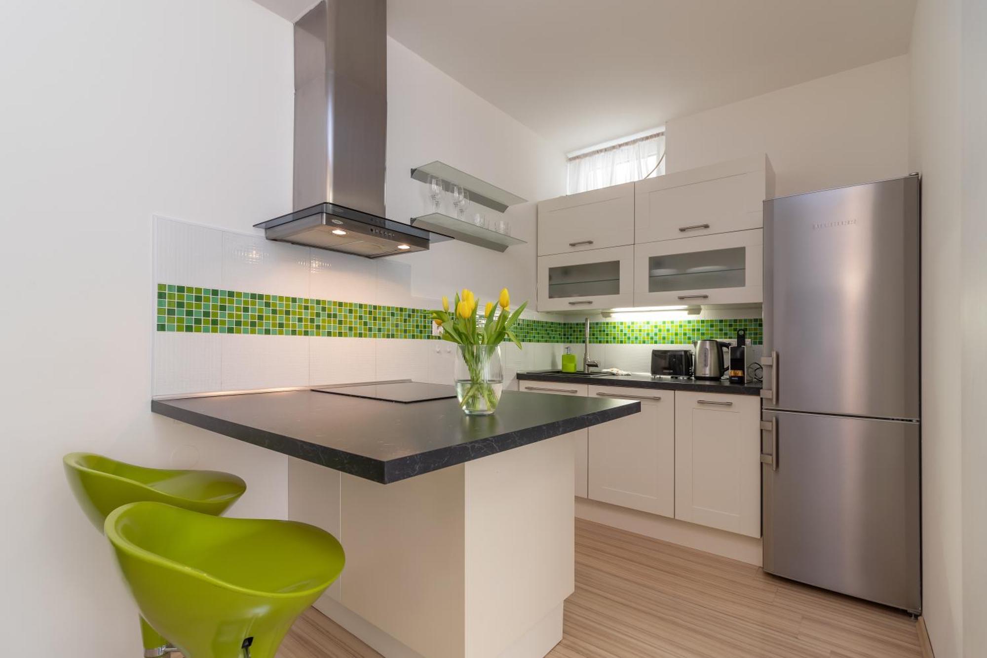 Peace And Comfort Near Center With Balcony, 500mb Wifi * Praag